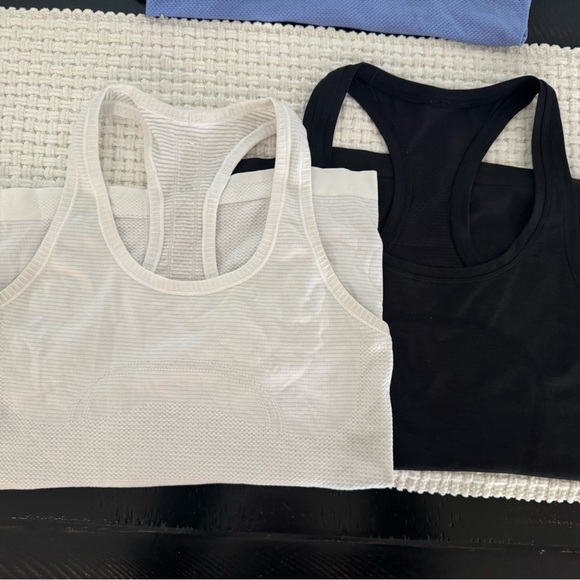 7 lululemon swiftly tanks. Gently used. - Picture 4 of 5